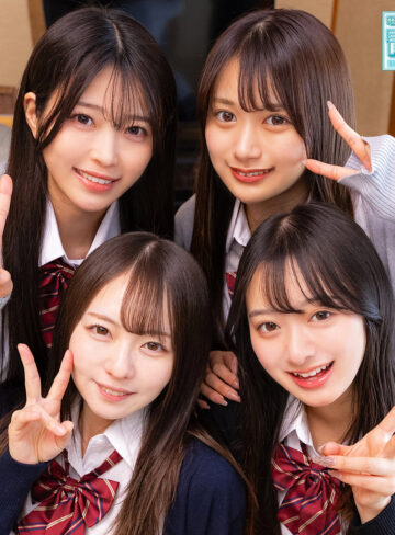 deaa040 かりん＆めいさ＆かほ＆あおい（北岡果林 花守夏歩 西元めいさ 青坂あおい）【修学旅行乱交】仲良し美少女4人の温泉中出し